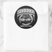 M1128 Stryker Mobile Pistool System Ronde Sticker (Tas)