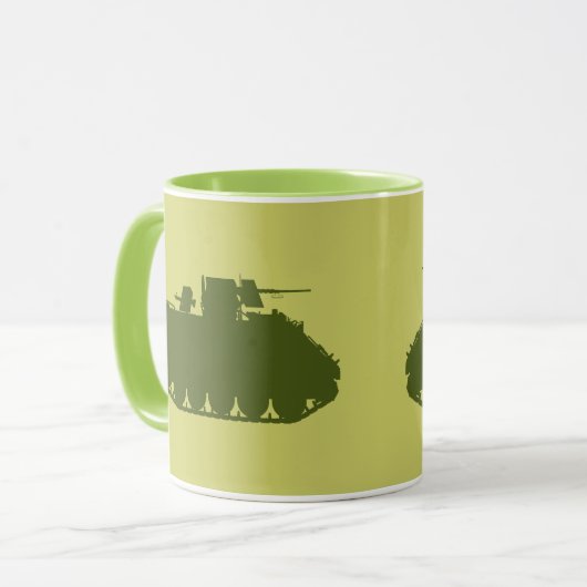 M113 ACAV APC Silhouette Mok (Voorkant links)