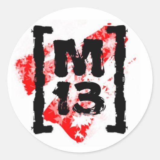 M13 Stickers (Voorkant)
