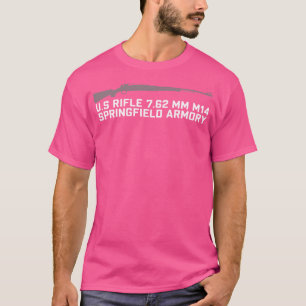 M14 Rifle Springfield Armory US 7 6 mm Pistool Lov T-shirt