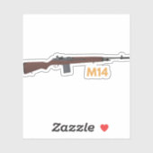 M14 Rifle Sticker (Vel)