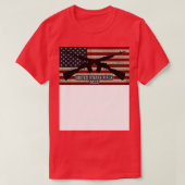 M14 Verenigde Staten Geweer Amerikaanse vlag Gesch T-shirt (Design voorkant)