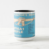 M16 A1 Handmatige koffie-Mok van de bediener Mok (Midden)