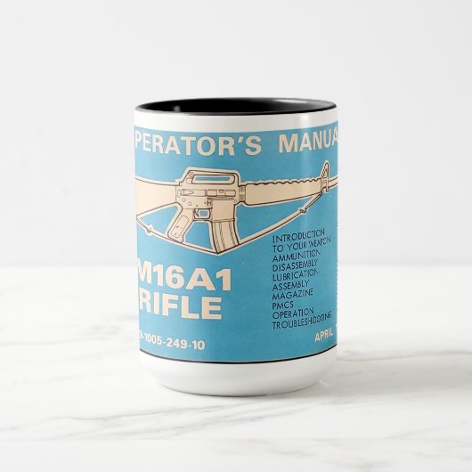 M16 A1 Handmatige koffie-Mok van de bediener Mok (Midden)