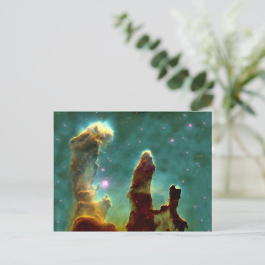 M16 Eagle Nebula of Creation Pillars Briefkaart (Staand voorkant)