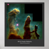 M16 Eagle Nebula "Pillars of Creation"-poster Poster (Voorkant)