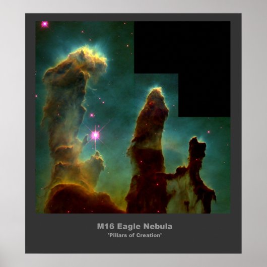 M16 Eagle Nebula "Pillars of Creation"-poster Poster (Voorkant)