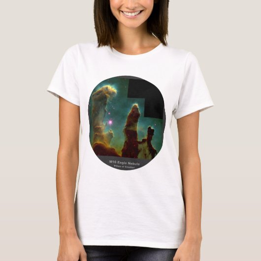 M16 Eagle Nebula "Pillars of Creation" T-shirt (Voorkant)