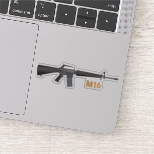 M16 Rifle Sticker