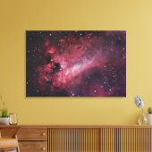 M17, De Omega Nebula in Boogschutter Canvas Afdruk (Insitu (Woonkamer))