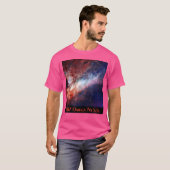 M17 Omega Nevel Messier Object 17 Ruimteastronomie T-shirt (Voorkant volledig)