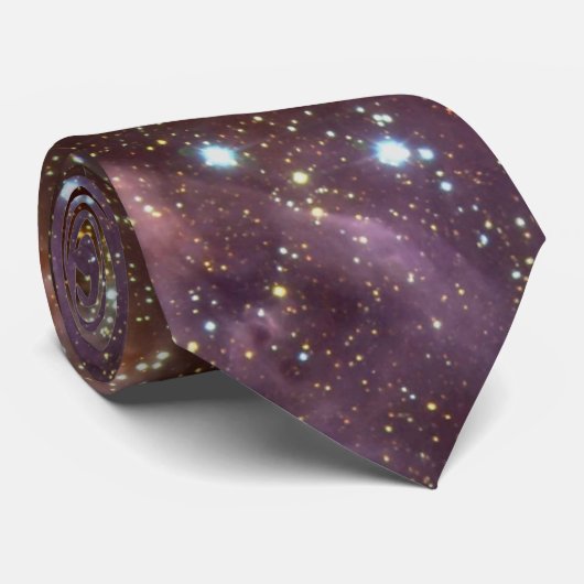 M17 Stellar Star Cluster ESO0416 NASA-ruimte Stropdas (Opgerold)