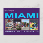M190084 Miami Graffiti Briefkaart (Voorkant)