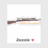 M1903 Sniperriffel Sticker (Vel)