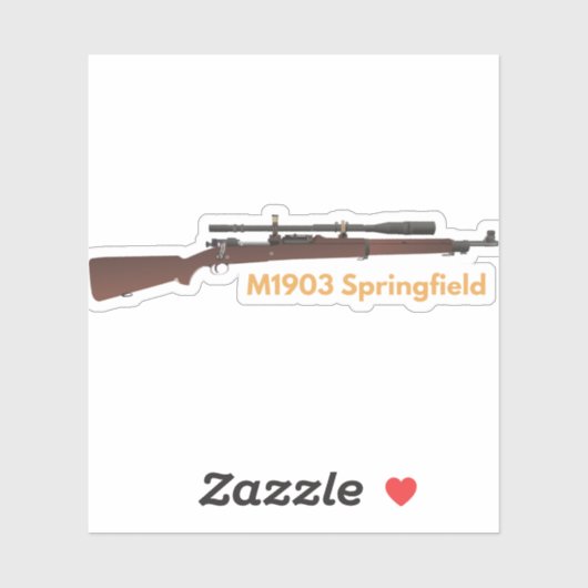 M1903 Sniperriffel Sticker (Vel)