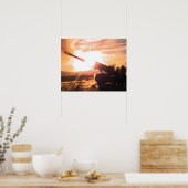 M198 155 mm - Towed Howitzer Poster (Keuken)