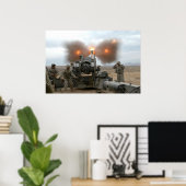 M198 Howitzer Poster (Thuiskantoor)