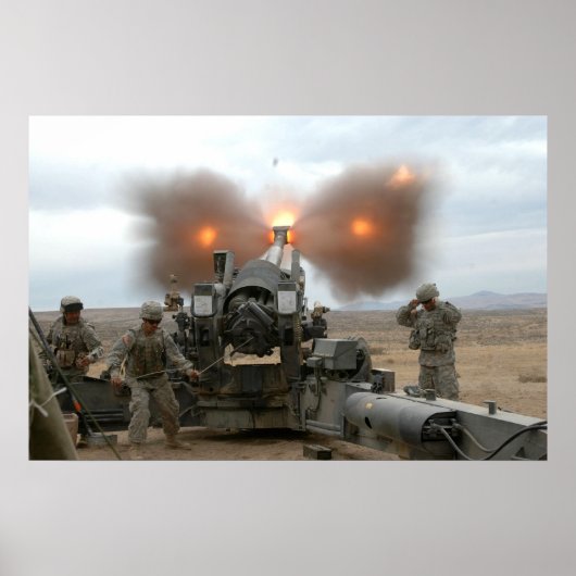 M198 Howitzer Poster (Voorkant)