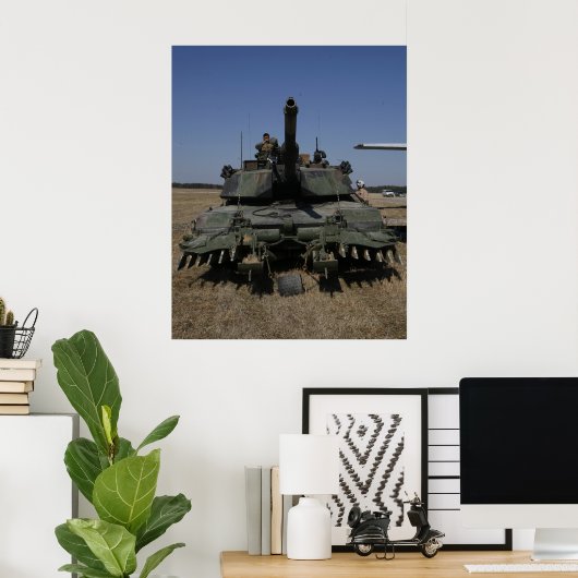 M1-A1-Abrams Poster (Thuiskantoor)