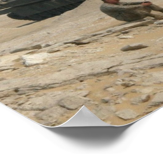 M1-A1 Abrams Tanks Poster (Hoek)