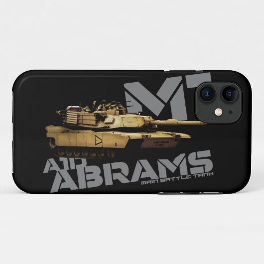 M1 Abramen Case-Mate iPhone Case (Achterkant (horizontaal))