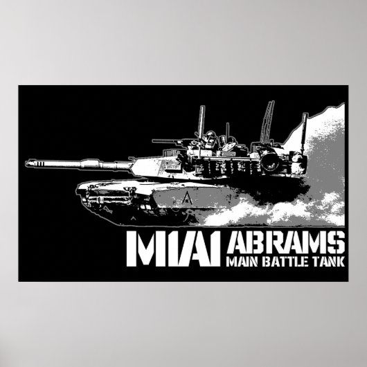 M1 Abramen Poster (Voorkant)