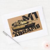 M1 Abramen Rechthoekige Sticker (Envelop)