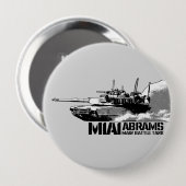M1 Abramen Ronde Button 4,0 Cm (Voorkant /achterkant)