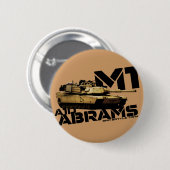 M1 Abramen Ronde Button 5,7 Cm (Voorkant /achterkant)