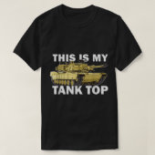 M1 Abrams Dit is mijn Tanktop grappige militaire w (Design voorkant)