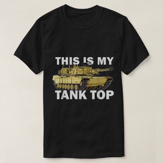 M1 Abrams Dit is mijn Tanktop grappige militaire w (Design voorkant)