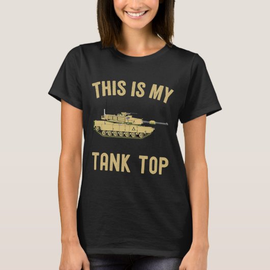 M1 Abrams Dit is mijn Tanktop Militaire Voertuig P (Voorkant)