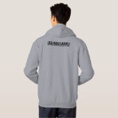 M1 Abrams Mannen Basic Hooded Sweatshirt (Achterkant volledig)