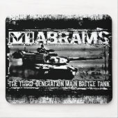 M1 Abrams Mousepad Muismat (Voorkant)