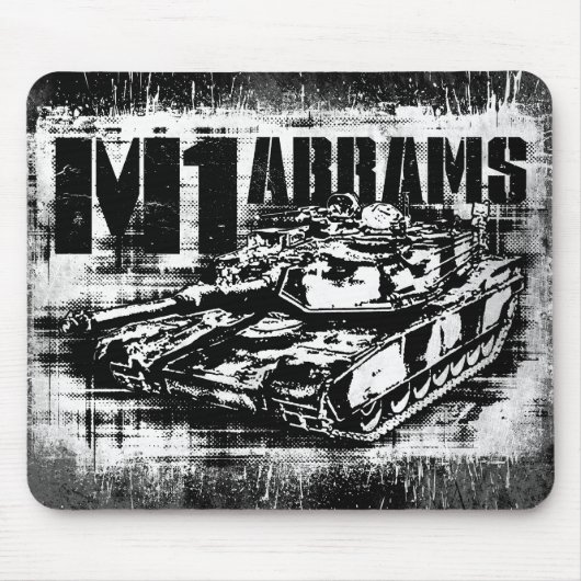 M1 Abrams Mousepad Muismat (Voorkant)