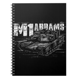 M1 Abrams Photo-Notitieboek (80 pagina's B&W) Notitieboek