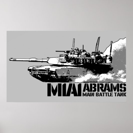 M1 Abrams Poster (Voorkant)