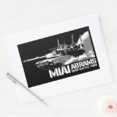 M1 Abrams Rechthoekige Sticker (Envelop)