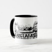 M1 Abrams Ringer Koffie Mok (Voorkant links)
