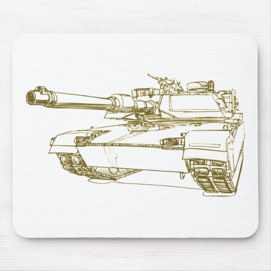 M1 Abrams-tank Muismat (Voorkant)