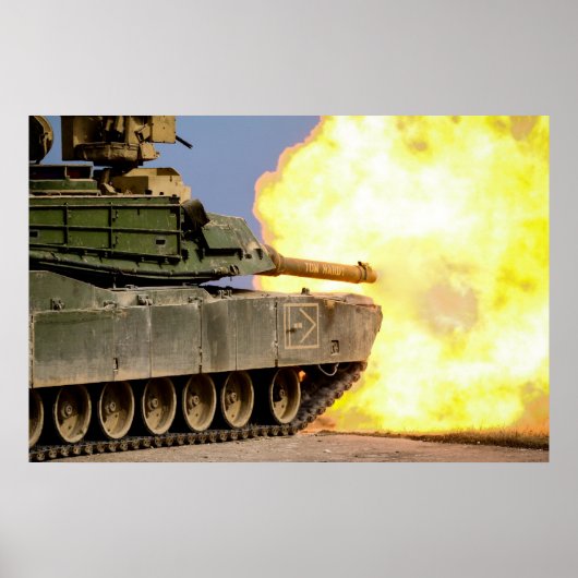 M1 Abrams Tank Poster (Voorkant)