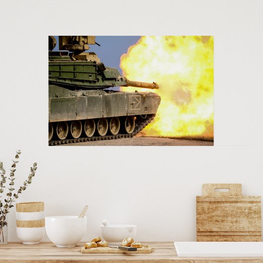 M1 Abrams Tank Poster (Keuken)