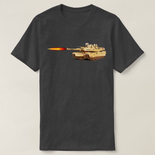 M1 Abrams woestijnoorlog T-shirt (Design voorkant)