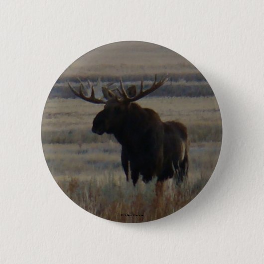 M1 Bull Moose Ronde Button 5,7 Cm (Voorkant)