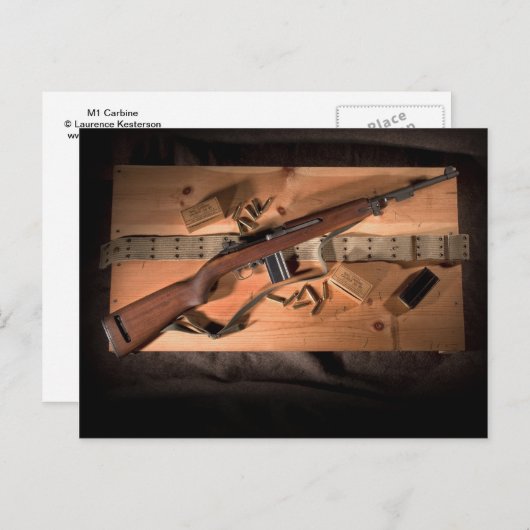 M1 Carbine Briefkaart (Voorkant / Achterkant)