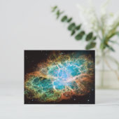 M1-Crab Nebula a a Science & Astronomy Gift Idee Briefkaart (Staand voorkant)