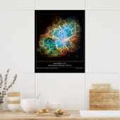 M1 Crab Nebula poster (Keuken)
