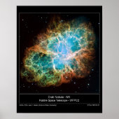 M1 de krab nebula poster (Voorkant)