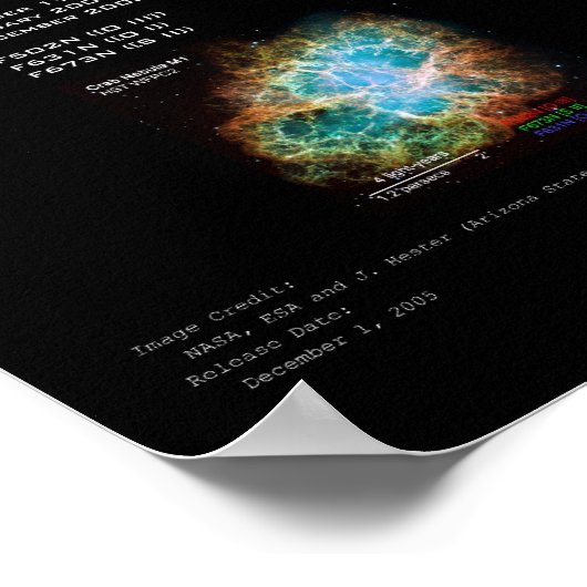 M1-De krabbennevel Poster (Hoek)