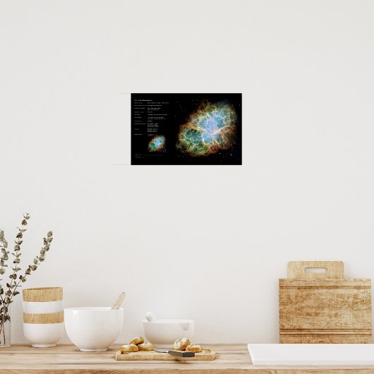 M1-De krabbennevel Poster (Keuken)